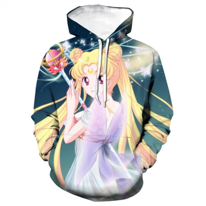 sailor moon bershka hoodie